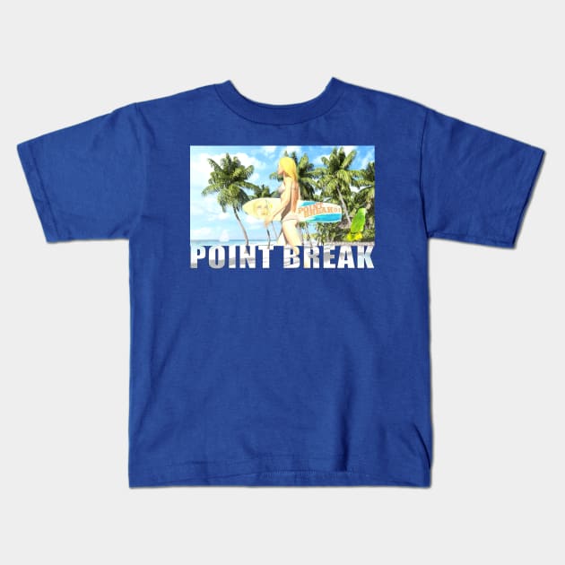 Point Break 01 Kids T-Shirt by Andrea Matarazzo